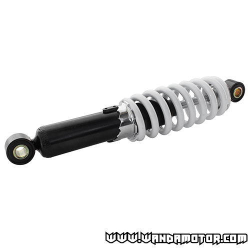 Dirtbike rear shock absorber chrome-white 270mm